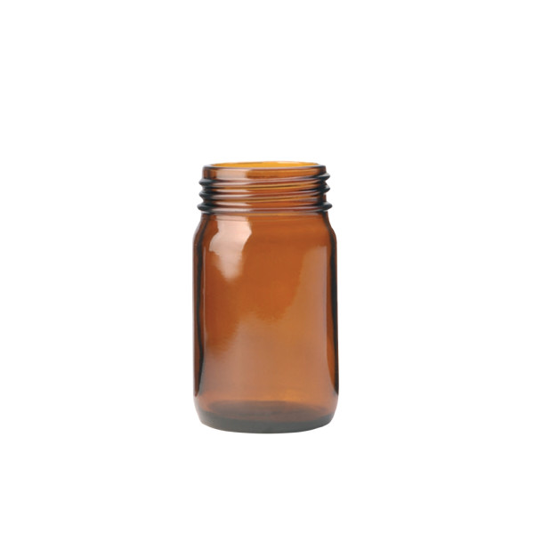 Butelki gwintowane z szeroką szyjką - oranżowe - bez zakrętek - o poj. 50 ml - 1 l - 2-1481 - butelka-gwintowana-z-szeroka-szyjka-oranzowa-bez-zakretki - 100-ml - 50-x-85-mm - 45-mm