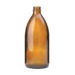 Butelki gwintowane z wąską szyjką - oranżowe - bez zakrętek - o poj. 50 ml - 1 l - 2-1465 - butelka-gwintowana-z-waska-szyjka-oranzowa-bez-zakretki - 1000-ml - 97-x-218-mm - 28-mm