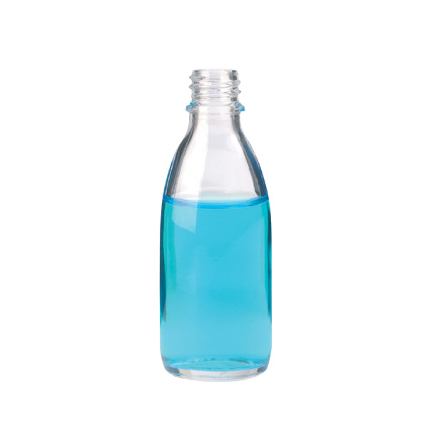 Butelki gwintowane z wąską szyjką - przeźroczyste - bez zakrętek - o poj. 30 ml - 1 l - 2-1452 - butelka-gwintowana-z-waska-szyjka-przezroczysta-bez-zakretki - 100-ml - 45-x-117-mm - 22-mm
