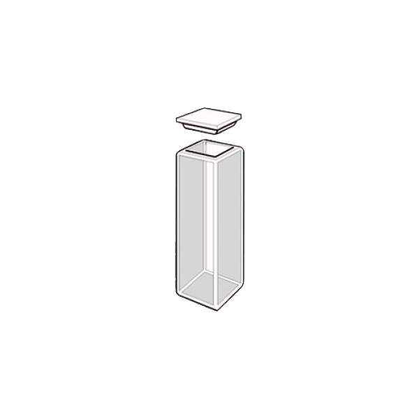 Kuwety spektrofotometryczne ze specjalnego szkła optycznego - b-0527 - kuweta-makro-ze-specjalnego-szkla-optycznego - 35-ml-2 - 10-mm - z-plaska-pokrywka - 1-sog-10