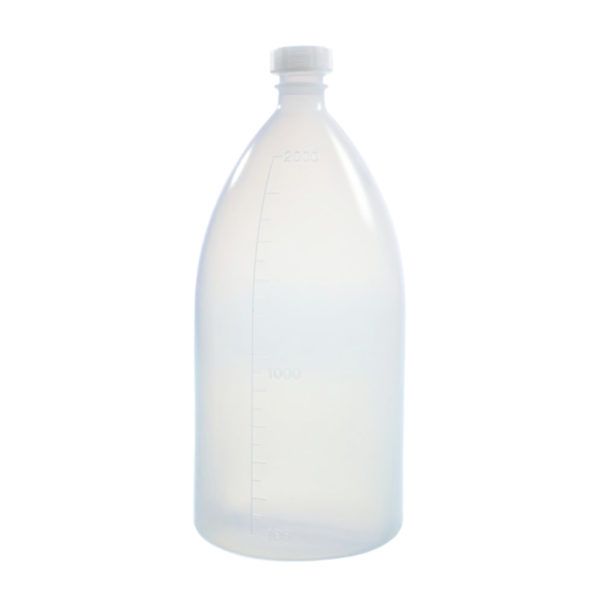 Butelki z tworzywa LDPE z nakrętką - wąska szyjka - o poj. 50 ml - 2 l