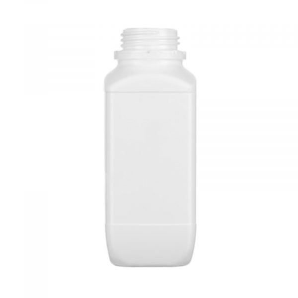 Butla kwadratowa z HDPE poj. 1000 ml kolor biały