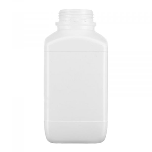 Butla kwadratowa z HDPE poj. 4000 ml kolor biały