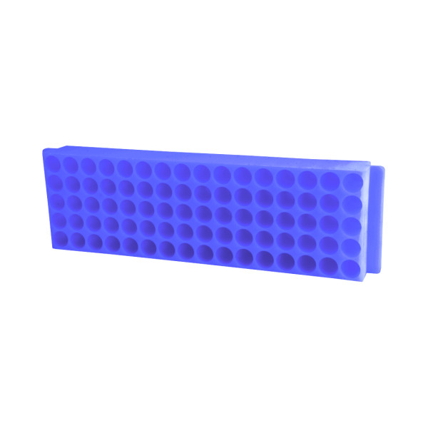 Kolorowe statywy Top-Rack, 80-miejscowe - neoLab - 2-2564 - statyw-top-rack-80-miejscowy - niebieski