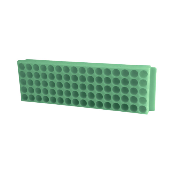 Kolorowe statywy Top-Rack, 80-miejscowe - neoLab - 2-2565 - statyw-top-rack-80-miejscowy - zielony