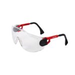 Bardzo lekkie okulary ochronne UV - 2-4484 - okulary-ochronne-uv - bordowo-czarne