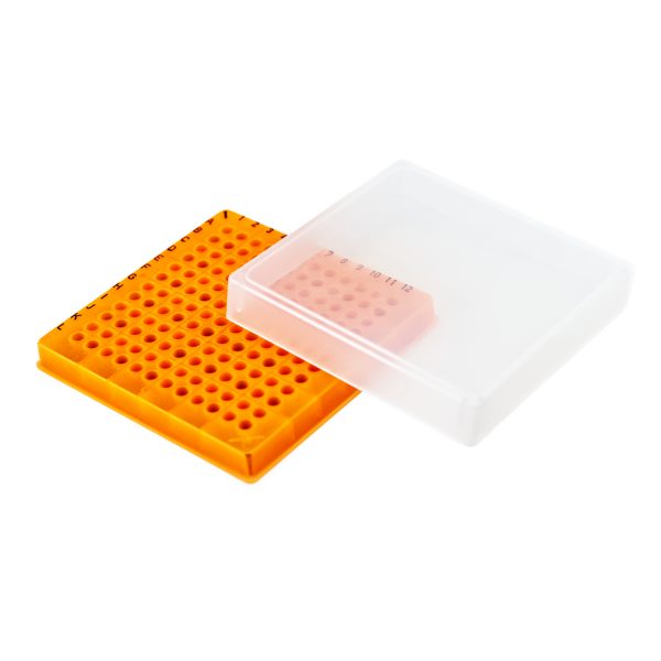 Pudełka Kryobox A4 - PCR - pomarańczowy 01
