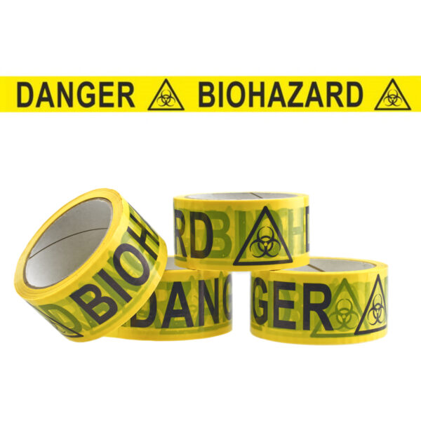 Taśma ostrzegawcza z napisem DANGER BIOHAZARD-3