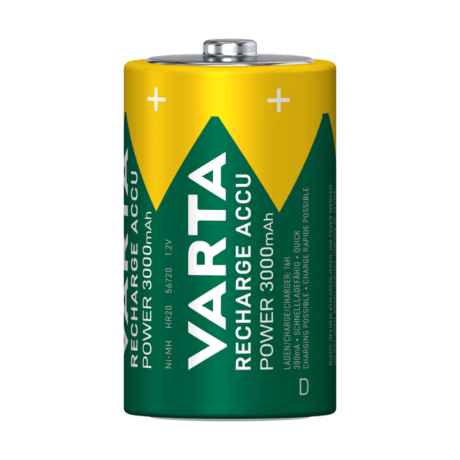 2-3033 Baterie akumulatorowe D Mono typ HR20 3000 mAh 2-3033 Baterie akumulatorowe D Mono typ HR20 3000 mAh