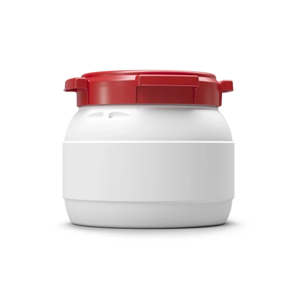 Naczynia z HDPE z szeroką szyją i pokrywką gwintowaną - o poj. 3,6 l - 68,5 l - 3-1084 - naczynie-z-hdpe-z-szeroka-szyja-i-pokrywka-gwintowana - 10-l - 274-mm - 238-mm