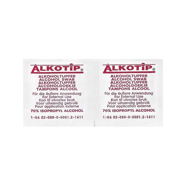 Chusteczki czyszczące Alkotip® - z mikrowłókien, nasączone alkoholem