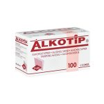 Chusteczki czyszczące Alkotip® - z mikrowłókien, nasączone alkoholem - l-1604 - chusteczki-czyszczace-alkotip - 45-x-83-mm - 100-szt