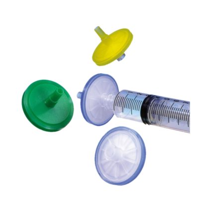 Filtry strzykawkowe do HPLC, kodowane barwnie, śr. membrany 25 mm