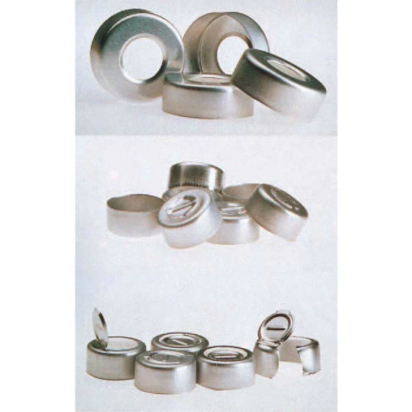 Kapsle aluminiowe na fiolki, bez septy