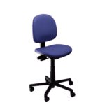 Krzesła laboratoryjne z obiciem z PCV - 1-1150 - krzeslo-laboratoryjne-z-rolkami - ok-47-64-cm