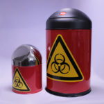 Małe pojemniki na odpady - Biohazard - l-0161 - kosz-na-odpady-biohazard-mniejszy
