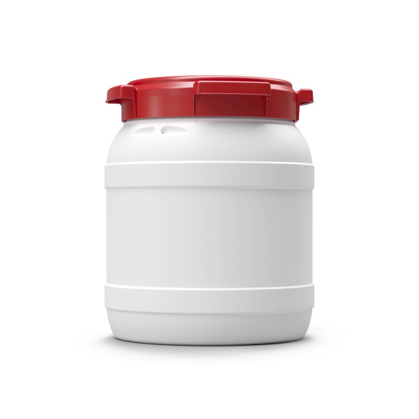 Naczynia z HDPE z szeroką szyją i pokrywką gwintowaną - o poj. 3,6 l - 68,5 l - 3-1081 - naczynie-z-hdpe-z-szeroka-szyja-i-pokrywka-gwintowana - 154-l - 274-mm - 328-mm