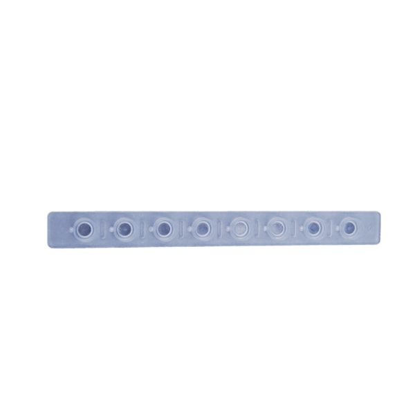 Pokrywki w paskach Optical Indented Flat Caps, 8-stanowiskowe