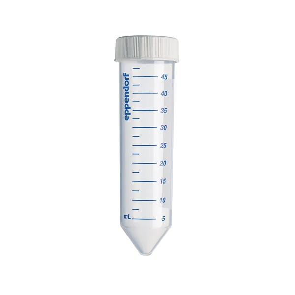 Probówki wirówkowe Eppendorf Conical Tubes - poj. 15 i 50 ml - k-0048 - probowki-wirowkowe-eppendorf - 50-ml - przezroczysty - pcr-clean-i-sterylne - 20-x-25-szt - 500-szt - 0030-122-178