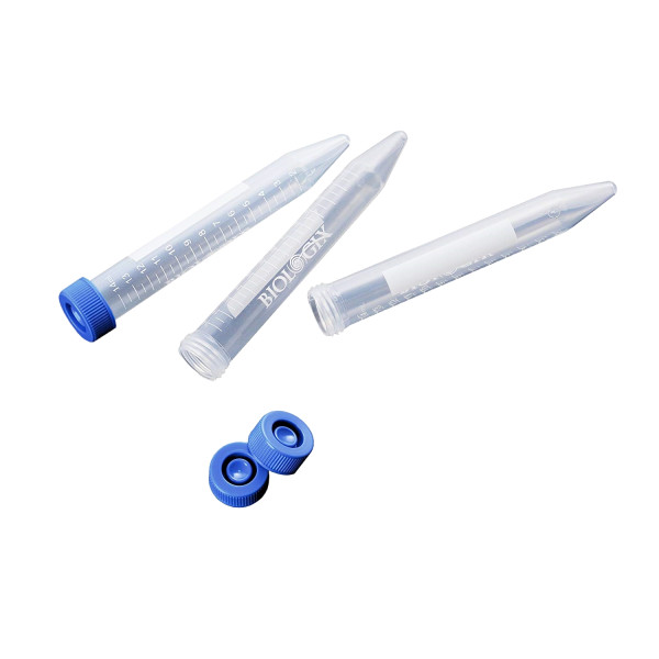 Probówki wirówkowe typu Falcon z zakrętką Plug-Seal – o poj. 15 i 50 ml - b-0344 - probowki-z-pp-typu-falcon-z-zakretka-plug-seal - stozkowe - 15-ml - 16-x-120-mm - niesterylny - worek - 500-szt