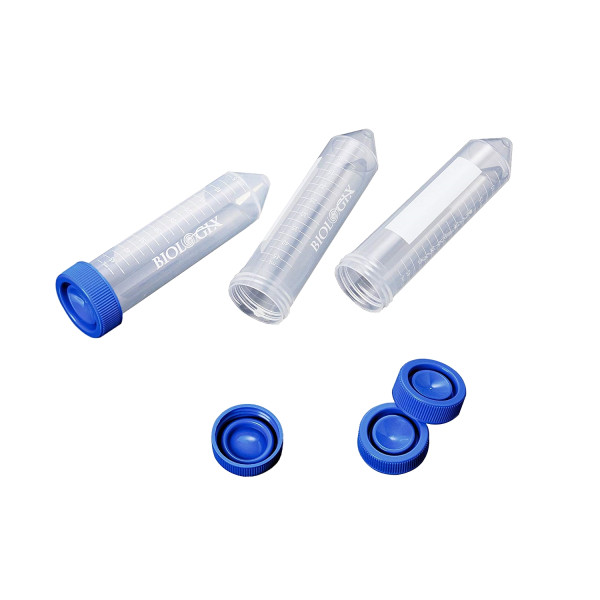 Probówki wirówkowe typu Falcon z zakrętką Plug-Seal – o poj. 15 i 50 ml - b-0345 - probowki-z-pp-typu-falcon-z-zakretka-plug-seal - stozkowe - 50-ml - 29-x-115-mm - niesterylny - worek - 500-szt