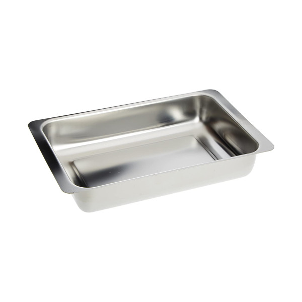 Prostokątna miska ze stali szlachetnej - e-1802 - prostokatna-miska-ze-stali-szlachetnej - 34-x-21-x-6-cm-zew - 30-l