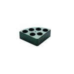 Bloki aluminiowe Sunlab, segmenty trójkątne - d-8305 - blok-aluminiowy-segment-trojkatny-6-otworow - 178-x-26-mm - zielony - 8-ml