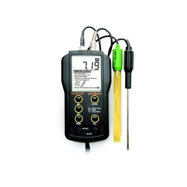 Cyfrowe mierniki pHmV°C HI 83141 i HI 8314 N (firmy Hanna Instruments)