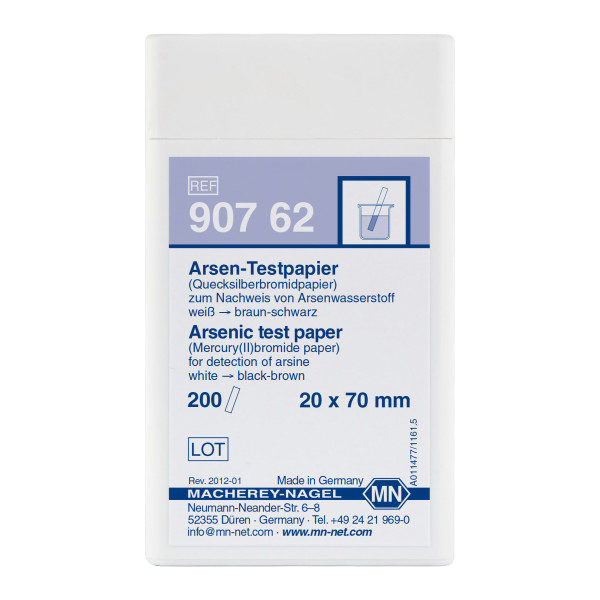 Papierki do oznaczeń jakościowych - Arsen