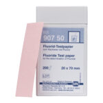 Papierki wskaźnikowe do oznaczeń jakościowych - m-3725 - papierki-do-ozn-jakosciowych-fluorki - 200-szt
