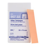 Papierki wskaźnikowe do oznaczeń jakościowych - m-3660 - papierki-do-ozn-jakosciowych-srebro - 200-szt