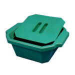 Pojemnik izolacyjny na lód, z pokrywą - l-0020 - pojemnik-izolacyjny-na-lod-z-pokrywa - 25-l-2 - zielony - 330-x-280-x-122-mm