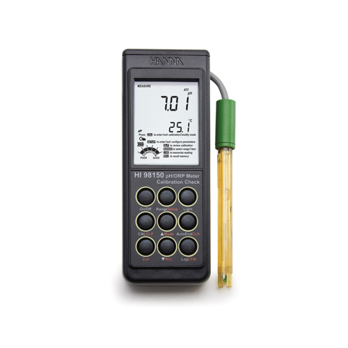 Przenośny miernik pH-mV-°C HI 98150 (firmy Hanna Instruments)