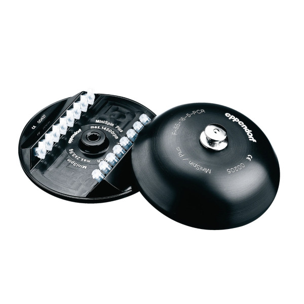 Wirówki MiniSpin® - k-9448 - rotor-f-55-16-5-pcr-z-pokrywa-do-minispin-i-minispin-plus-na-2-paski-pcr-po-8-probowek - 17767 - 67375 - pokrywka - 2-paski-pcr-po-8-probowek - 5452-727-007