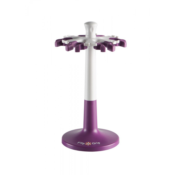 Uniwersalny statyw karuzelowy do pipet - Flip&Grip - l-0078 - statyw-karuzelowy-na-pipety-flipgrip - fioletowy