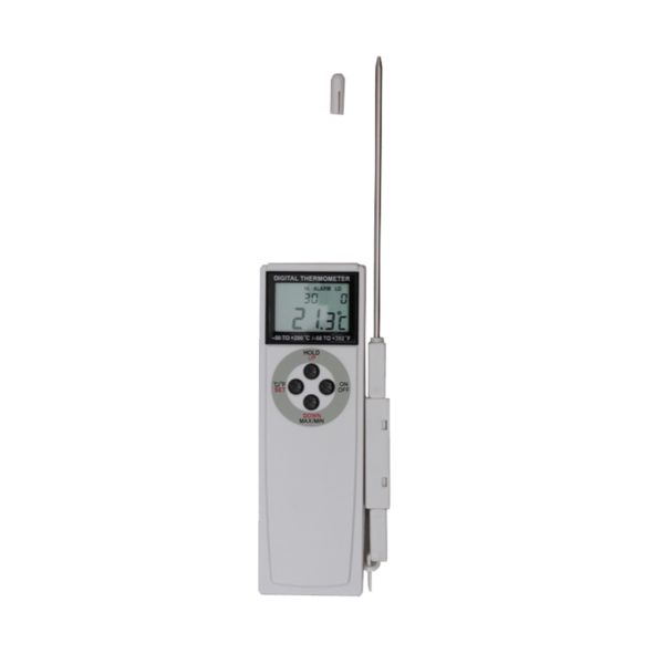 Termometr cyfrowy z funkcją alarmu, zakres -50°C do +200°C