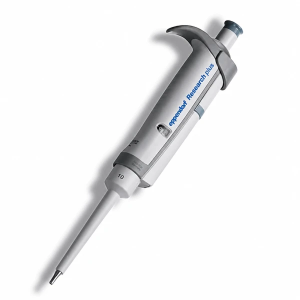 Pipety jednokanałowe Eppendorf Research® plus, stała pojemność - k-5417 - pipeta-research-plus-stala-poj - 10-%ce%bcl - szary - 3124-000-016