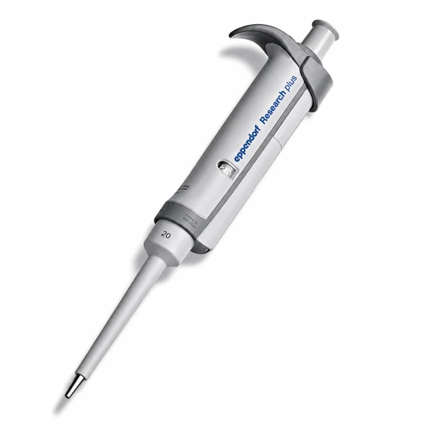 Pipety jednokanałowe Eppendorf Research® plus, stała pojemność - k-5419 - pipeta-research-plus-stala-poj - 20-%c2%b5l - jasnoszary - 3124-000-032