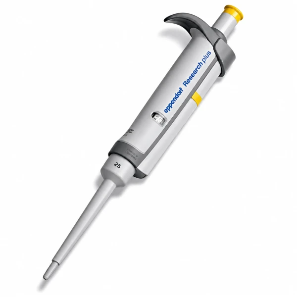 Pipety jednokanałowe Eppendorf Research® plus, stała pojemność - k-5422 - pipeta-research-plus-stala-poj - 50-%c2%b5l - zolty - 3124-000-067