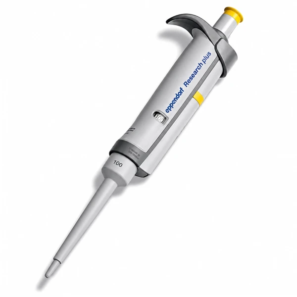 Pipety jednokanałowe Eppendorf Research® plus, stała pojemność - k-5423 - pipeta-research-plus-stala-poj - 100-%ce%bcl - zolty - 3124-000-075