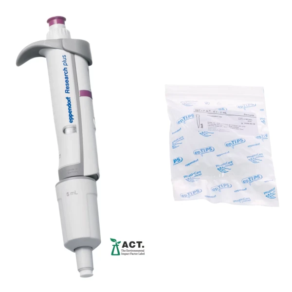 Pipety jednokanałowe Eppendorf Research® plus - regulowana pojemność - k-5440 - pipeta-research-plus-2 - 500-5000-%c2%b5l - fioletowy - 3123-000-071