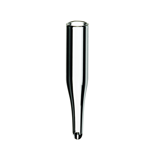 Mikrowkłady do fiolek z szerokim otworem ND9 - 7-0633 - mikrowklady-silanizowane - stozkowe - 15-mm - 025-ml - 31-x-6-mm - 100-szt