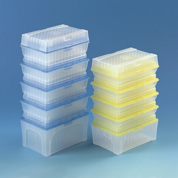 Oryginalne końcówki do pipet w statywach TipStack - Brand - k-0273 - koncowki-do-pipet-brand-tipstack-niesterylne - 05-20-%c2%b5l - 10x96-szt - 732244