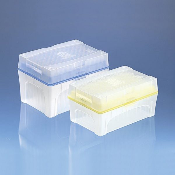 Oryginalne końcówki do pipet, z filtrem, w pudełkach Tip Box - Brand