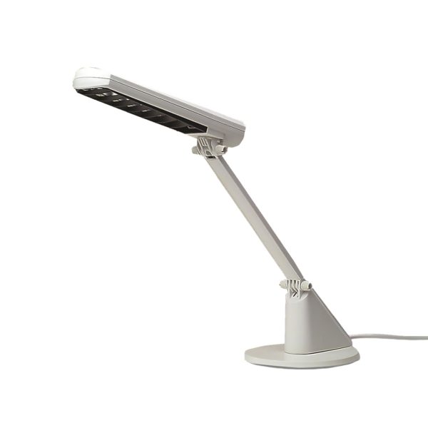 Kompaktowa lampa stołowa - biała