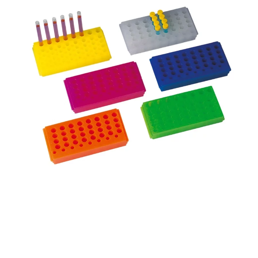 Statywy plastikowe na probówki PCR o poj. 0,2-0,6 ml
