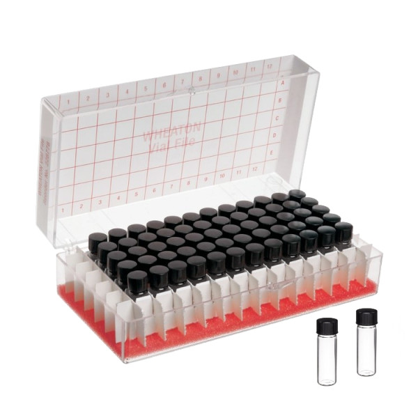 Fiolki Wheaton - przeźroczyste - 1,5 ml i 2 ml - w pudełku - 1