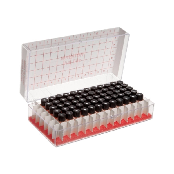 Fiolki Wheaton - przezroczyste - 1,5 ml i 2 ml - w pudełku - 9-0174 - fiolki-wheaton - bezbarwne - 15-ml-3 - 12-x-35-mm - z-otworem - ptfe-silkon - 8-425 - 60-szt