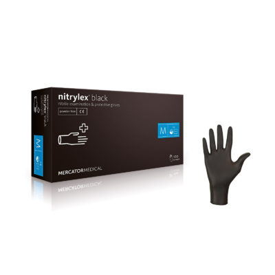Rękawice nitrylowe nitrylex® black - bezpudrowe