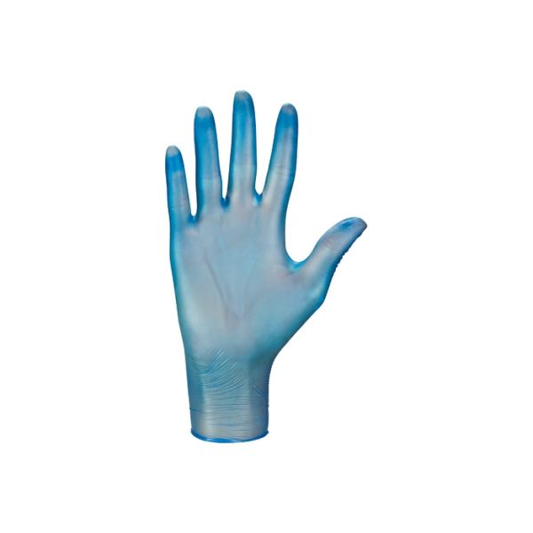 Rękawice winylowe vinylex® powder-free blue - bezpudrowe - 2